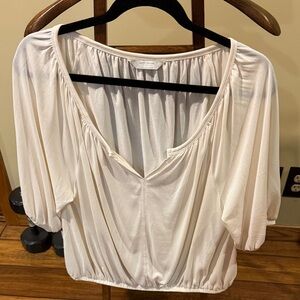 Lucky Brand Cream Blouse